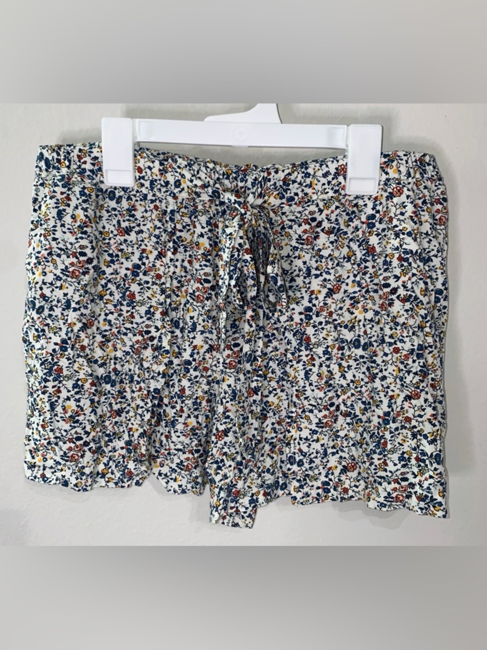 MADEWELL DRAPEY PULL ON SHORTS IN BLOOMING VINES